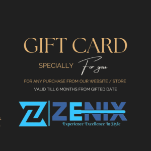 ZENIX EXCLUSIVE GIFT CARD.